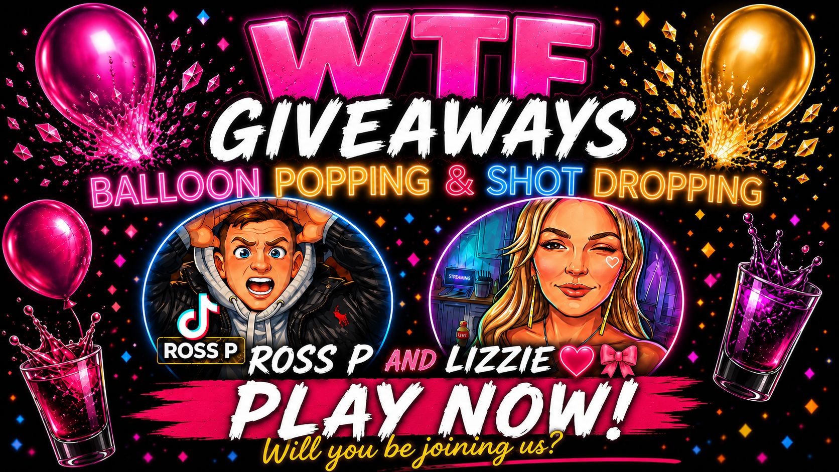 Balloon Pop Shot Drop